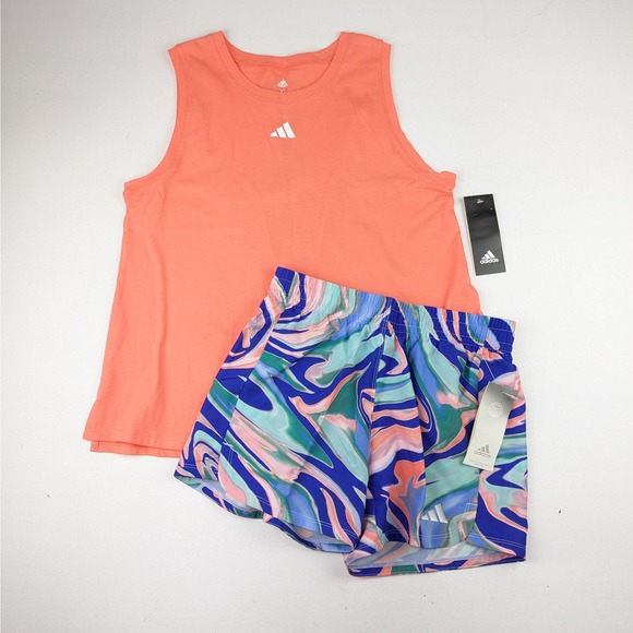 adidas Other - Adidas Girls Tank & Shorts Set